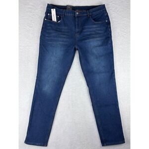 Qazel Vorrlon Fleece Lined Jeans‎ Warm Winter Denim Pants Size 36